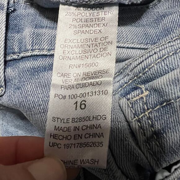 Democracy Jeans Womens 16 (35x26) Ab Technology Wide Leg Baggy High Rise Cropped - Picture 6 of 10